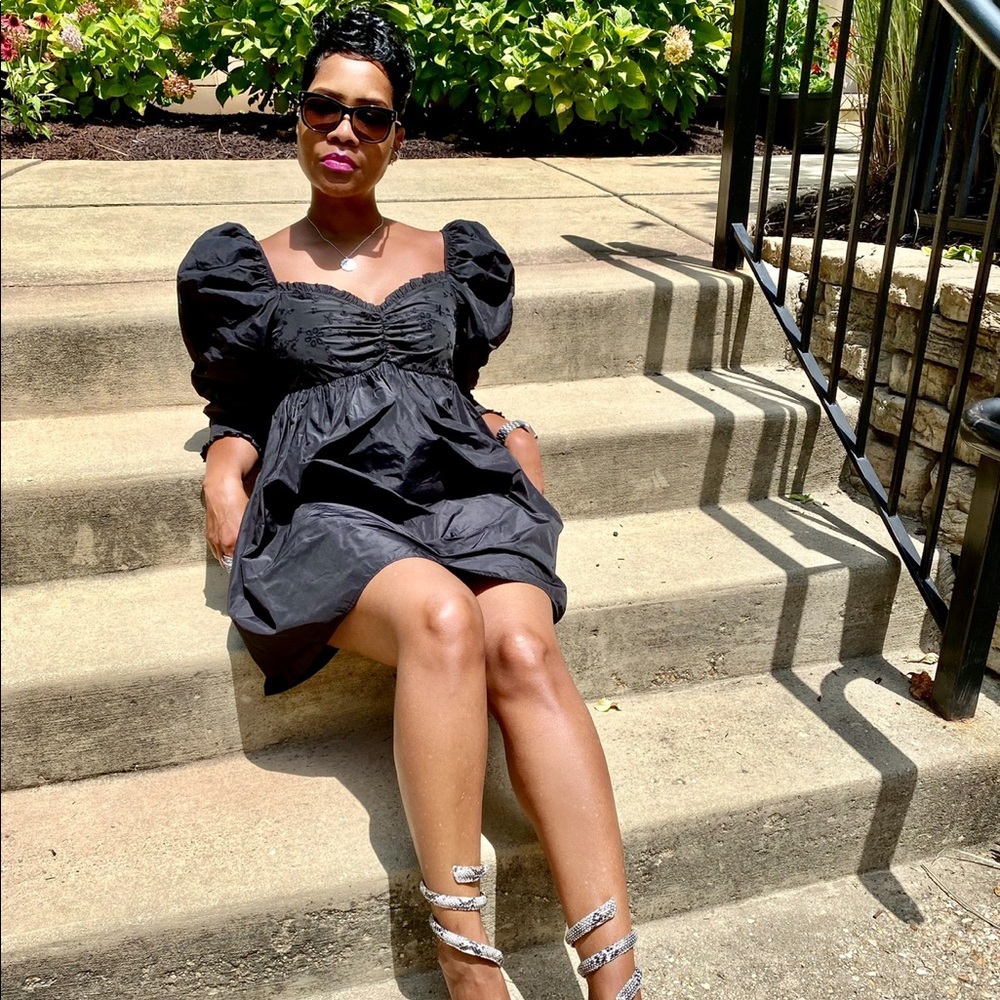 Zara Puff Sleeve Dress